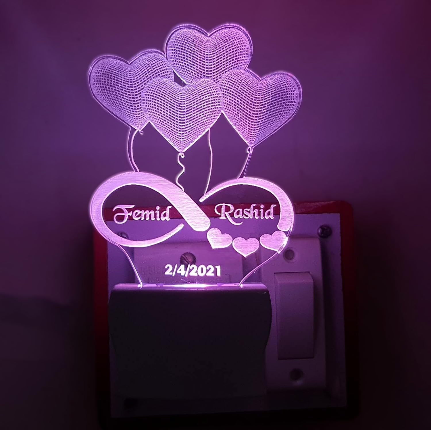 Customized Name lamp