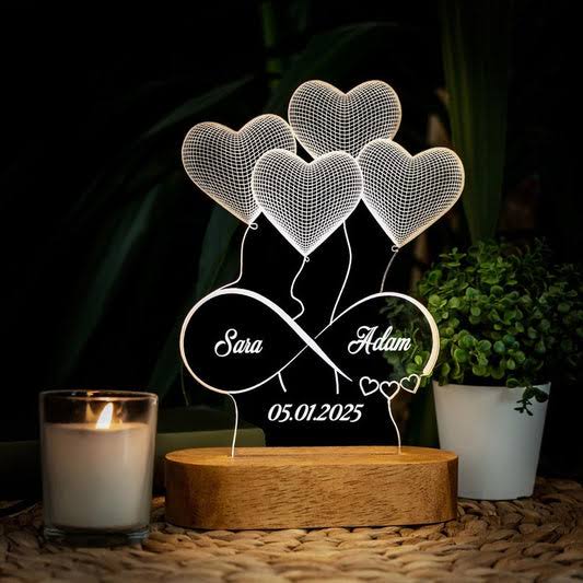 Birthday Name lamp