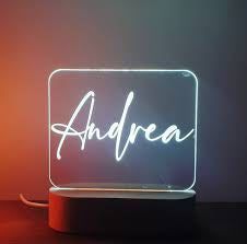 Acrylic Name lamp