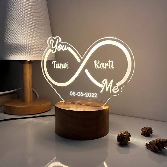 Name heart Lamp
