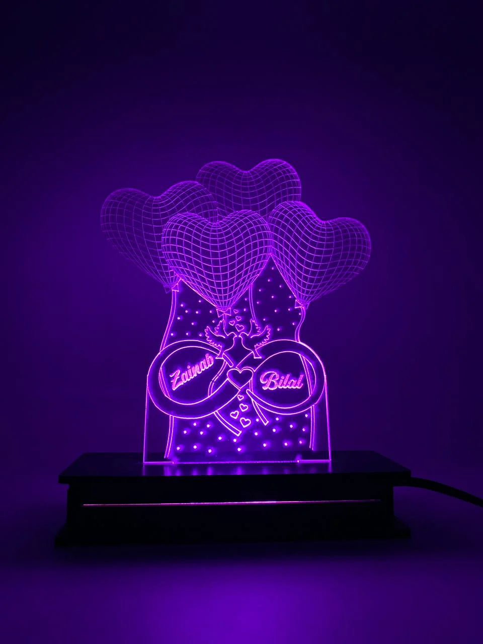 Birthday Name lamp