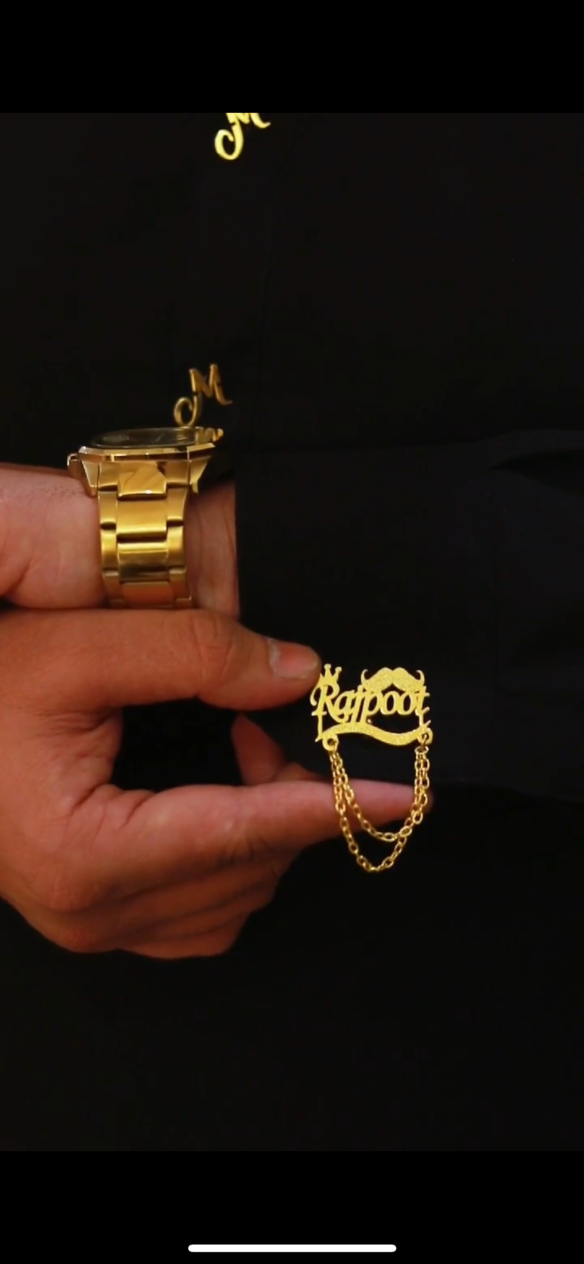 Customized Chain Cufflinks