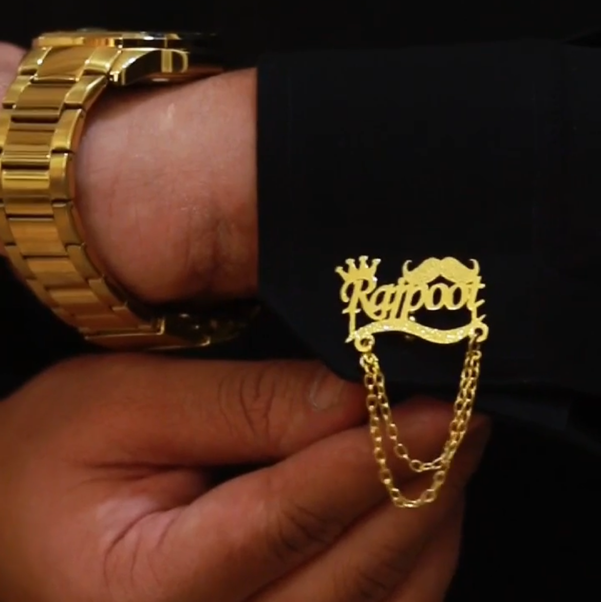 Customized Chain Cufflinks
