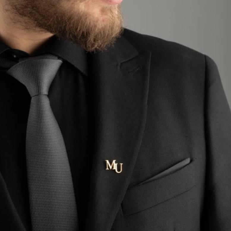 Initial Lapel/Coat pin -MEN