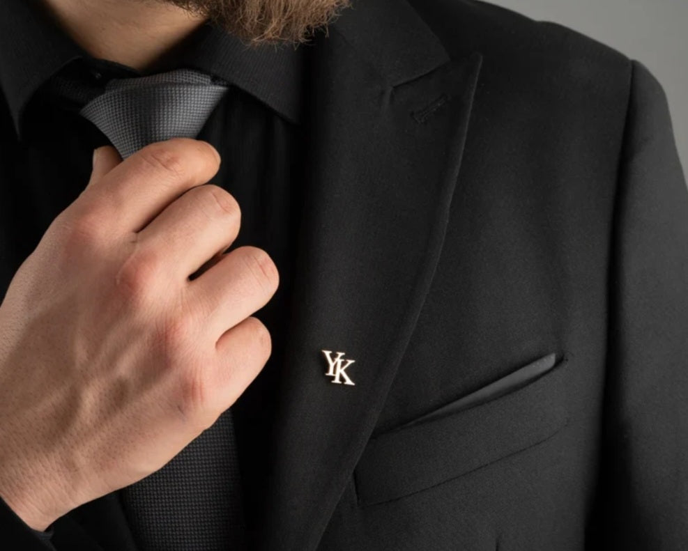 Initial Lapel/Coat pin -MEN