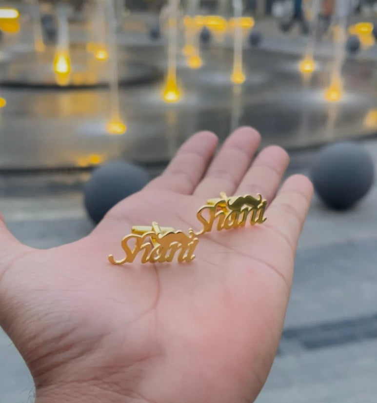 Customized Name Cufflinks