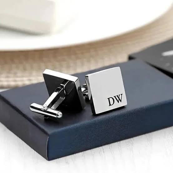 Square Silver Cufflinks