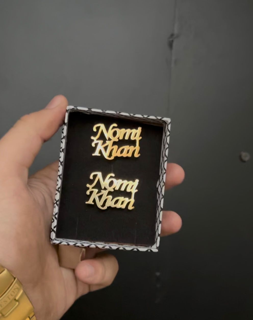 Customized Name Cufflinks 😍