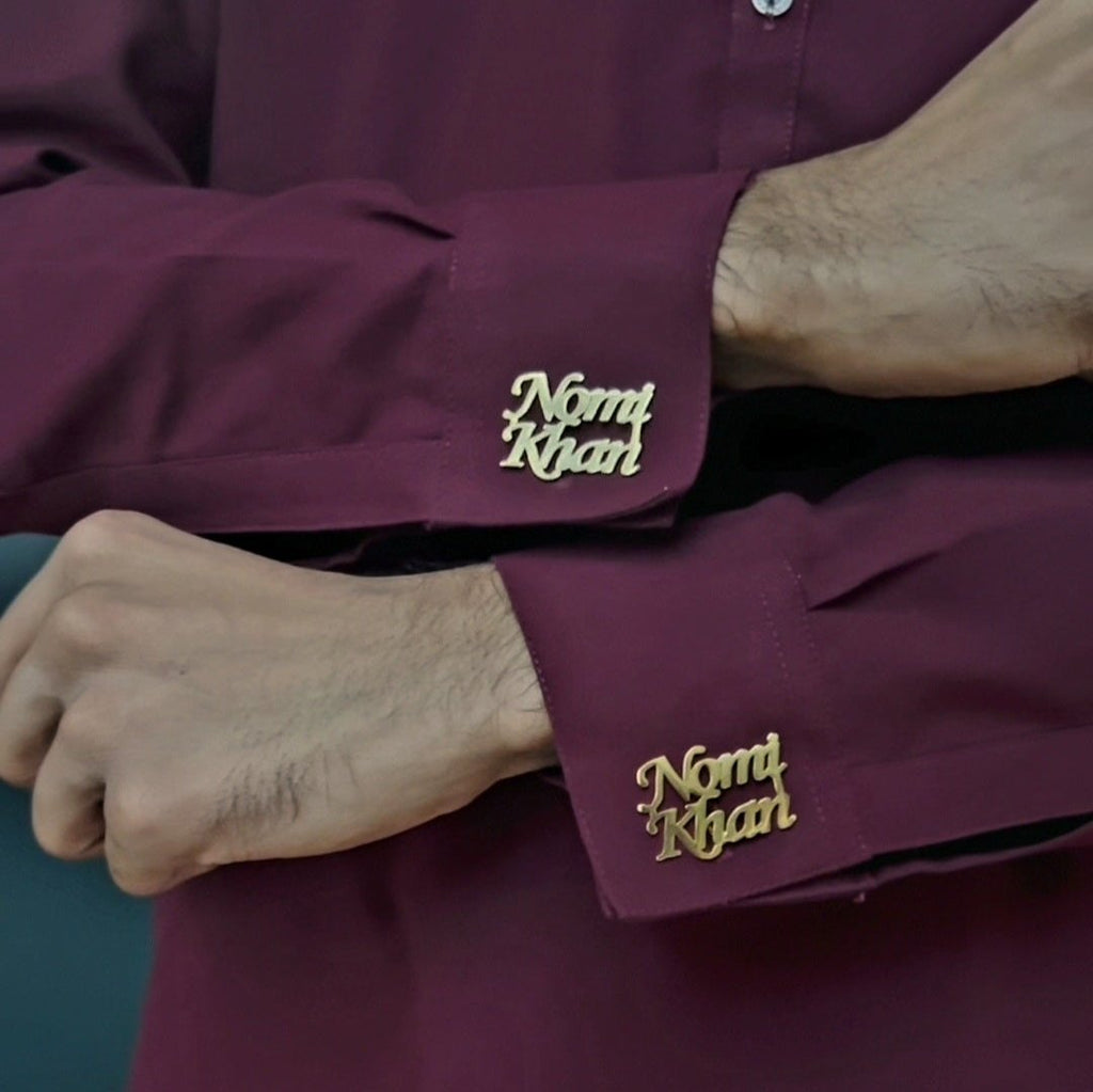 Customized Name Cufflinks 😍
